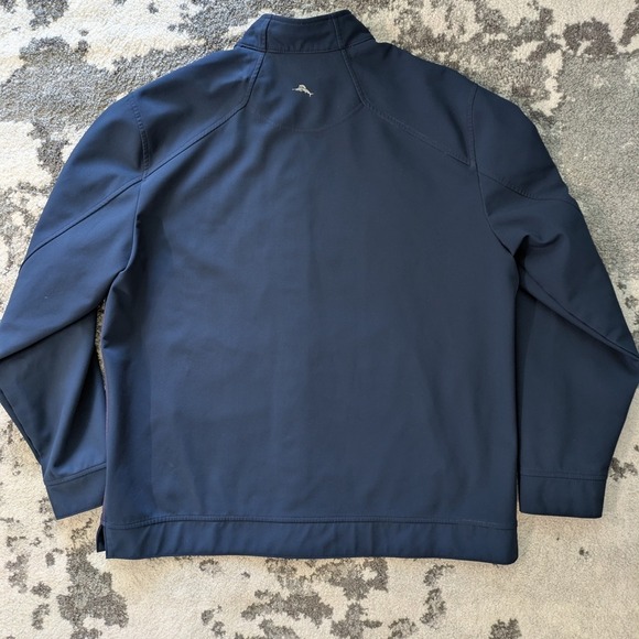 Tommy Bahama Soft Shell Fleece Lined Hidden Zipper Jacket Men's‎ XL - Picture 3 of 8